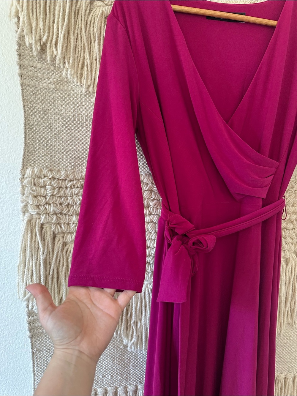 Lauren Ralph Lauren Surplice Jersey Dress - Picture 6 of 7